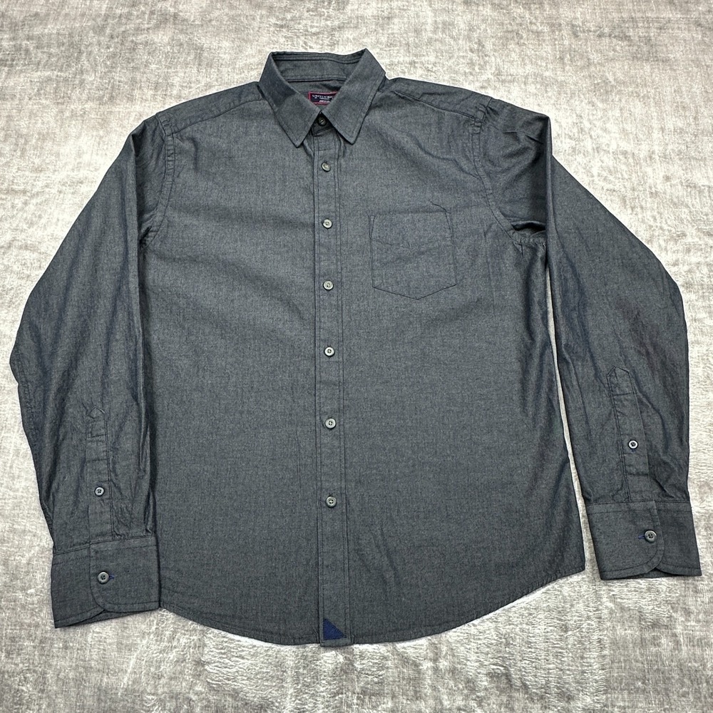 UNTUCKit‎ Button Up Shirt Gray Minimalist Clean Aesthetic Casual Mens Medium